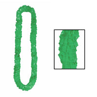 Luau Party Soft-Twist Poly Leis - green - Bulk 144 Pack