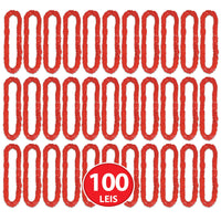 Luau Party Supplies - Soft-Twist Poly Leis with Labeled Box