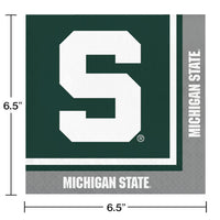 Michigan State University Napkins, 20 ct Party Decoration