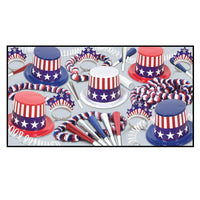 Spirit Of America Clear-View Party Kit for 10