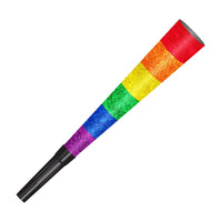 Pkgd Pride Horns glitter print - Bulk/48 Horns
