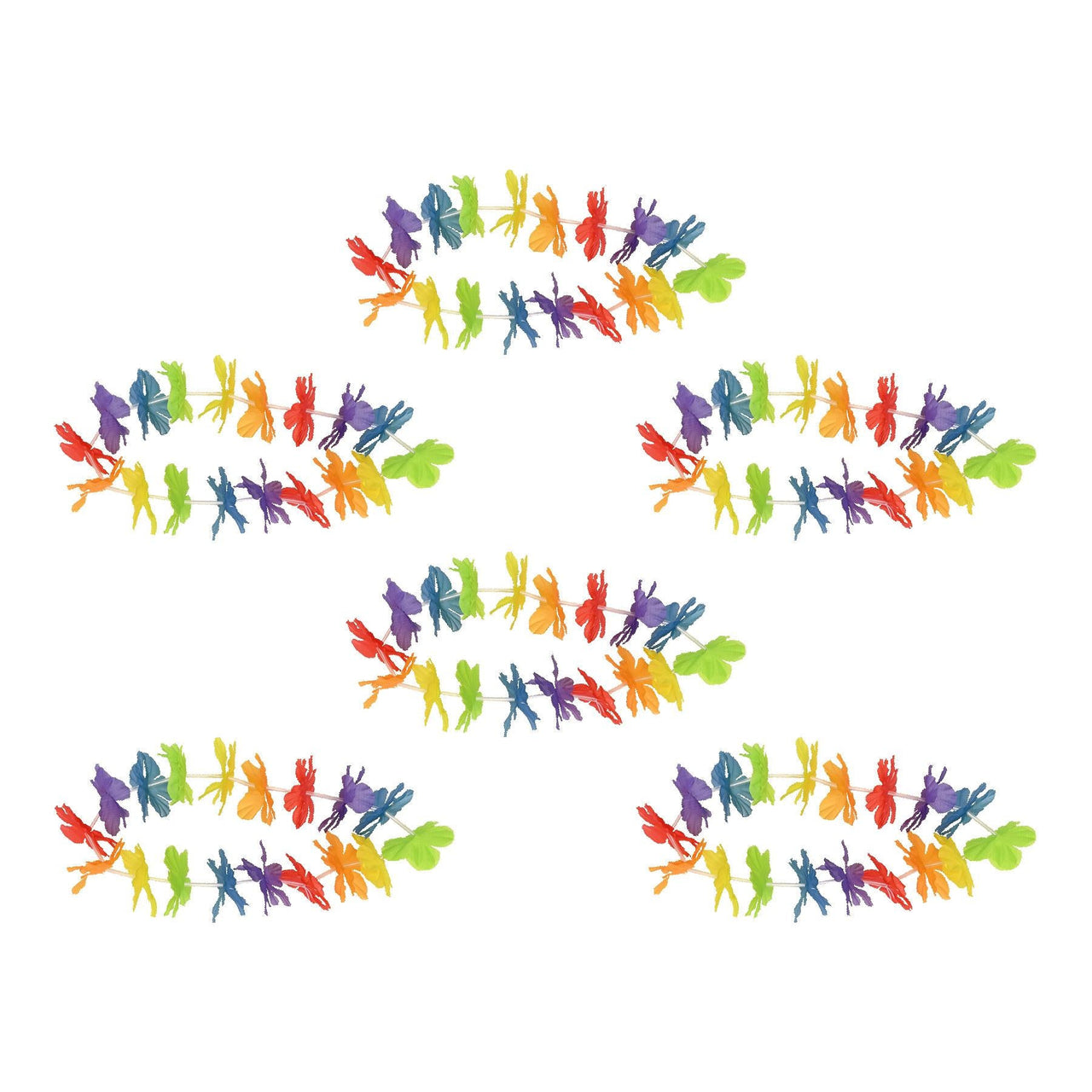 Bulk Rainbow Hawaiian Headband (12 Per Case) by Beistle