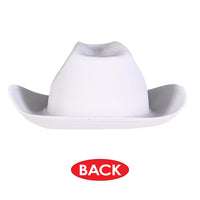 Bulk White Felt Cowboy Hat (6 Per Case) by Beistle