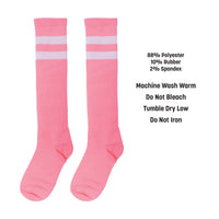 12 Pack Bulk Pink Knee Socks Spirit & School Pride Accessory