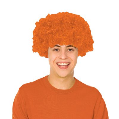 Vibrant Orange Curly Wig - Spirit & Halloween Fun!