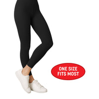 12 Pack Bulk Black Adult Footless Tights One Size Fits Most