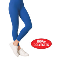 12 Pack Bulk Adult Blue Footless Tights One Size Fits Most