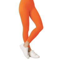 Orange Adult Footless Tights - One Size Fits Most