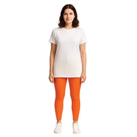 12 Pack Bulk Orange Adult Footless Tights One Size Fits Most