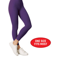 12 Pack Bulk Purple Adult Footless Tights One Size Fits Most