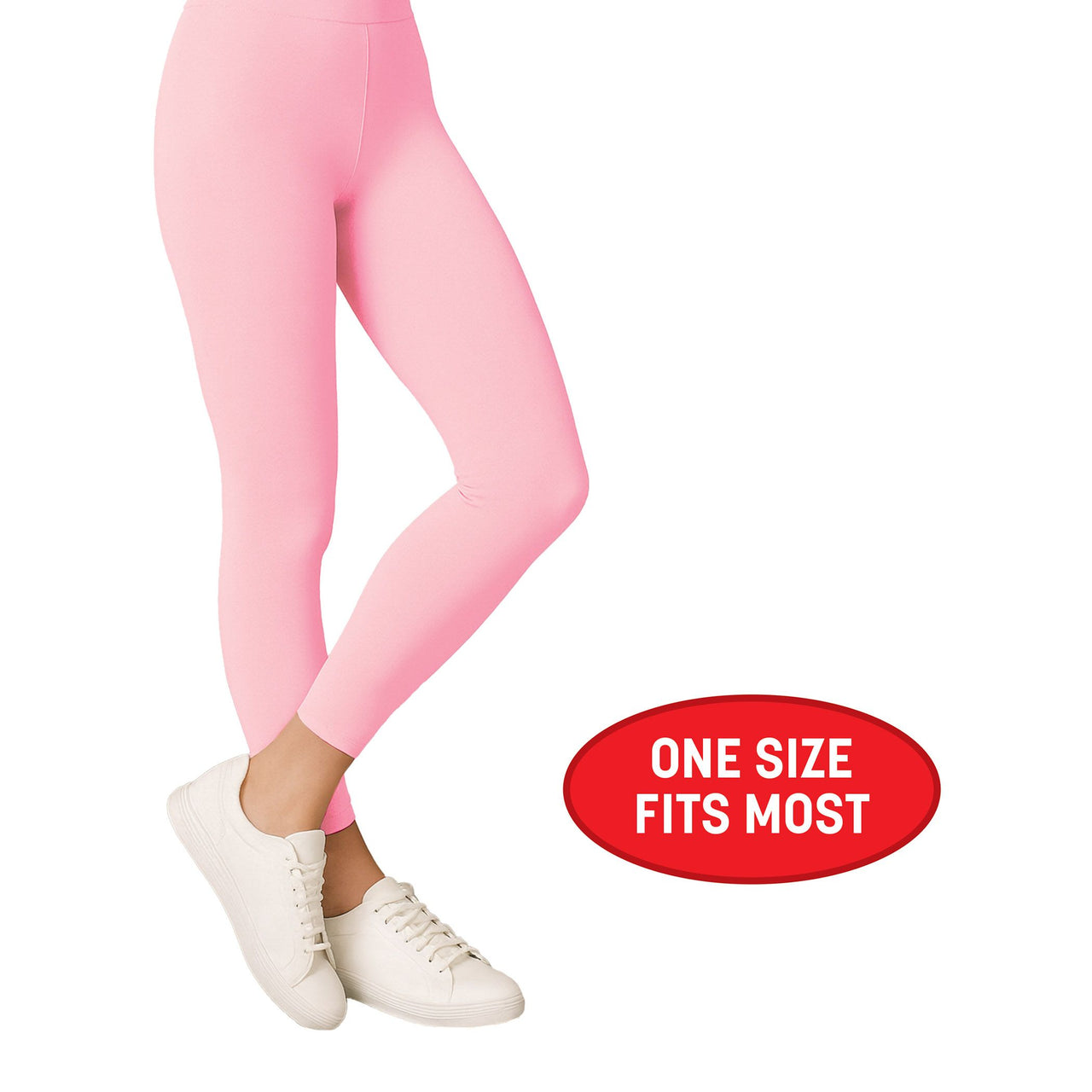 12 Pack Bulk Pink Adult Footless Tights One Size Fits Most