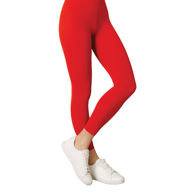 Red Adult Footless Tights - One Size Fits Most