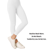 12 Pack Bulk White Adult Footless Tights One Size Fits Most