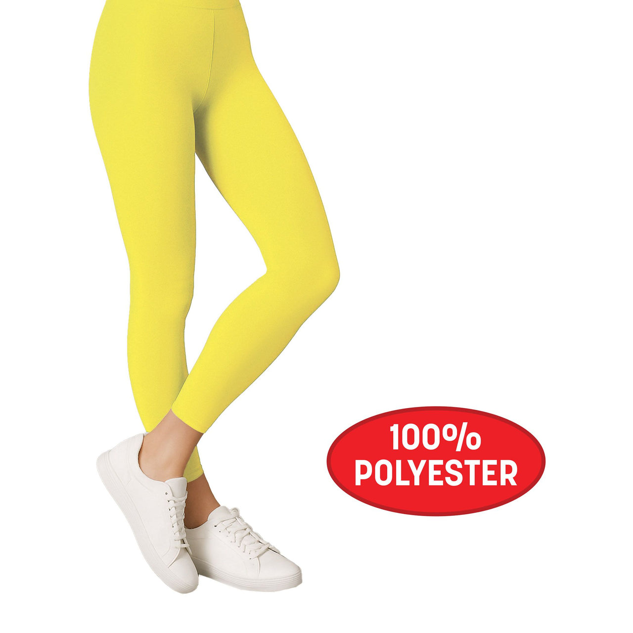 12 Pack Bulk Yellow Adult Footless Tights One Size Fits Most