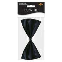 12 Pack Bulk Black Elastic Bow Tie One Size Fits Most