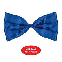 12 Pack Bulk Blue Bow Tie One Size Fits Most with Elastic Band