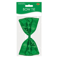 12 Pack Bulk Green Bow Tie One Size Fits Most with Elastic