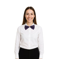 12 Pack Bulk Purple Bow Tie One Size Fits Most with Elastic