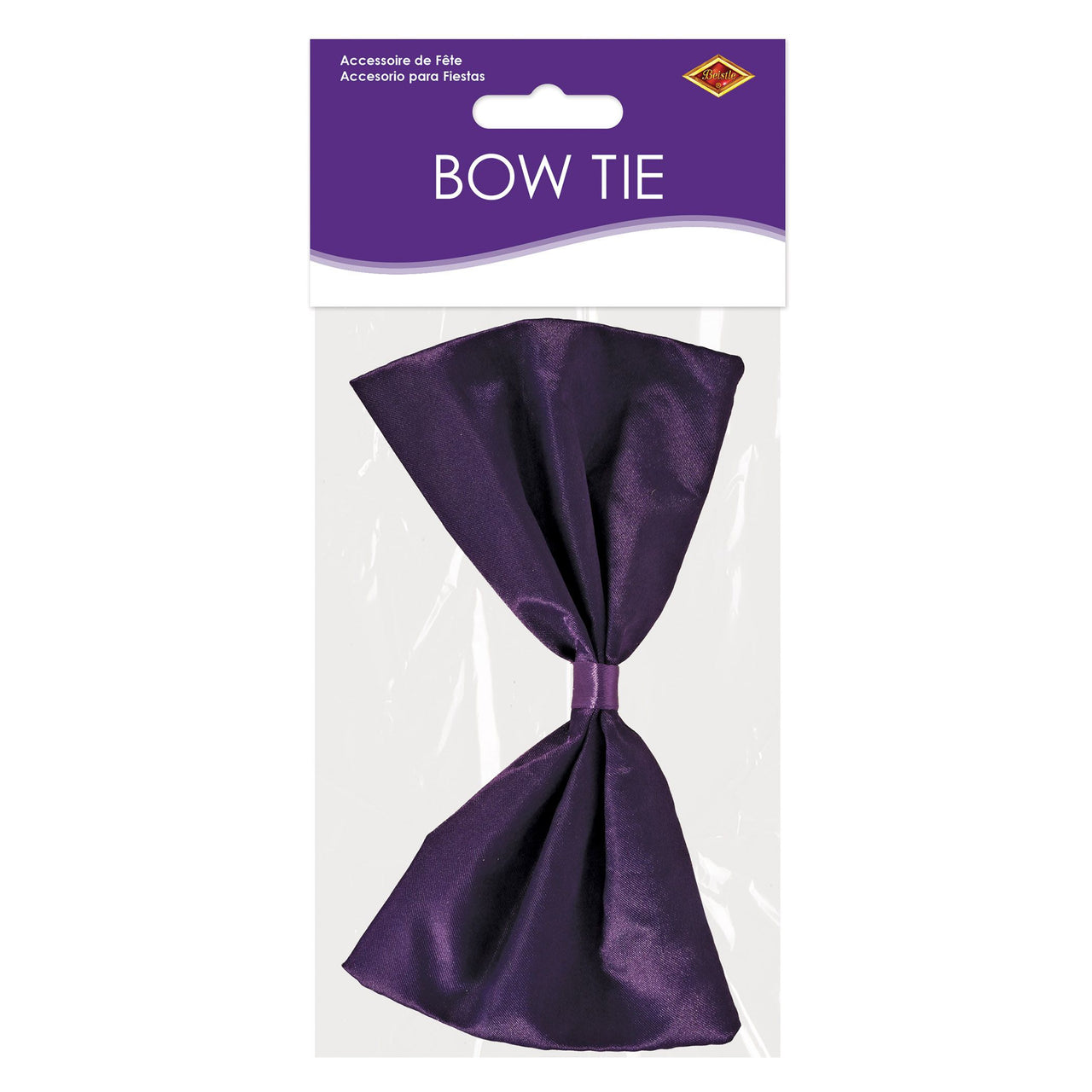 12 Pack Bulk Purple Bow Tie One Size Fits Most with Elastic