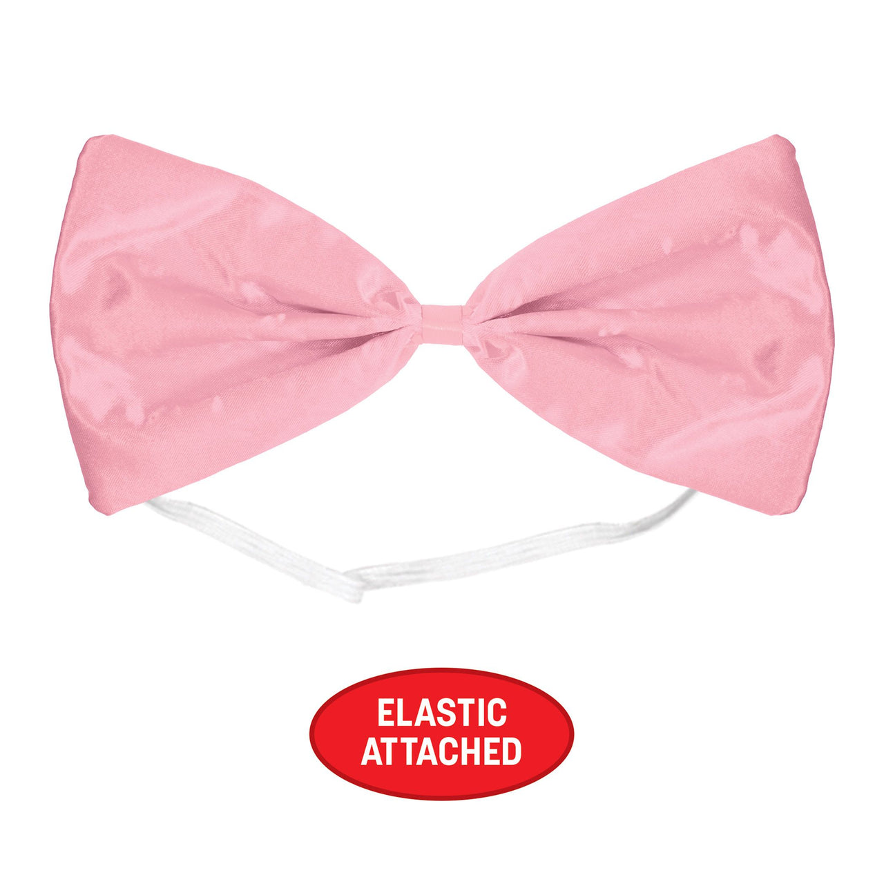 12 Pack Bulk Pink Bow Tie One Size Fits Most with Elastic