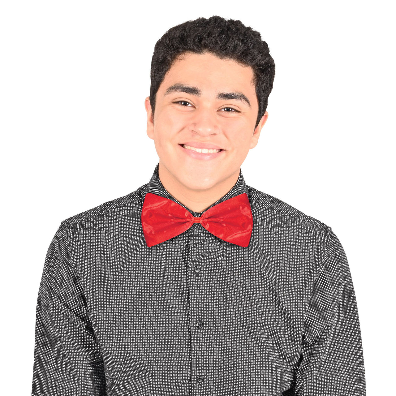 12 Pack Bulk Red Bow Tie One Size Fits Most with Elastic Band