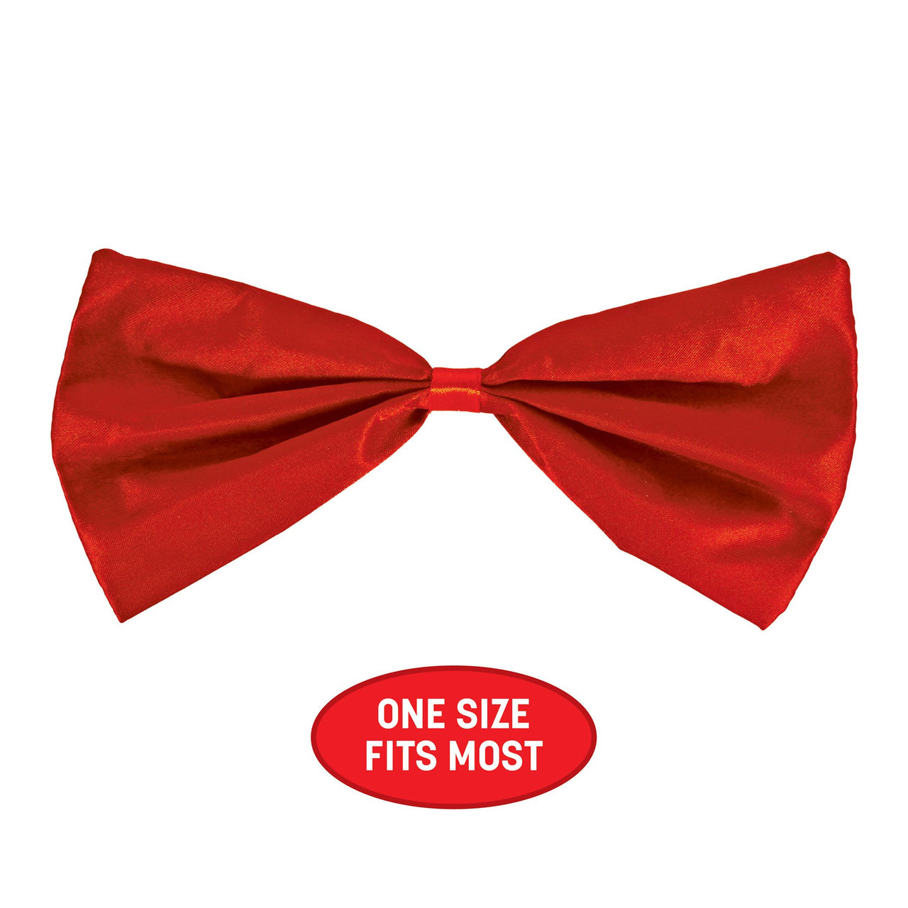 12 Pack Bulk Red Bow Tie One Size Fits Most with Elastic Band