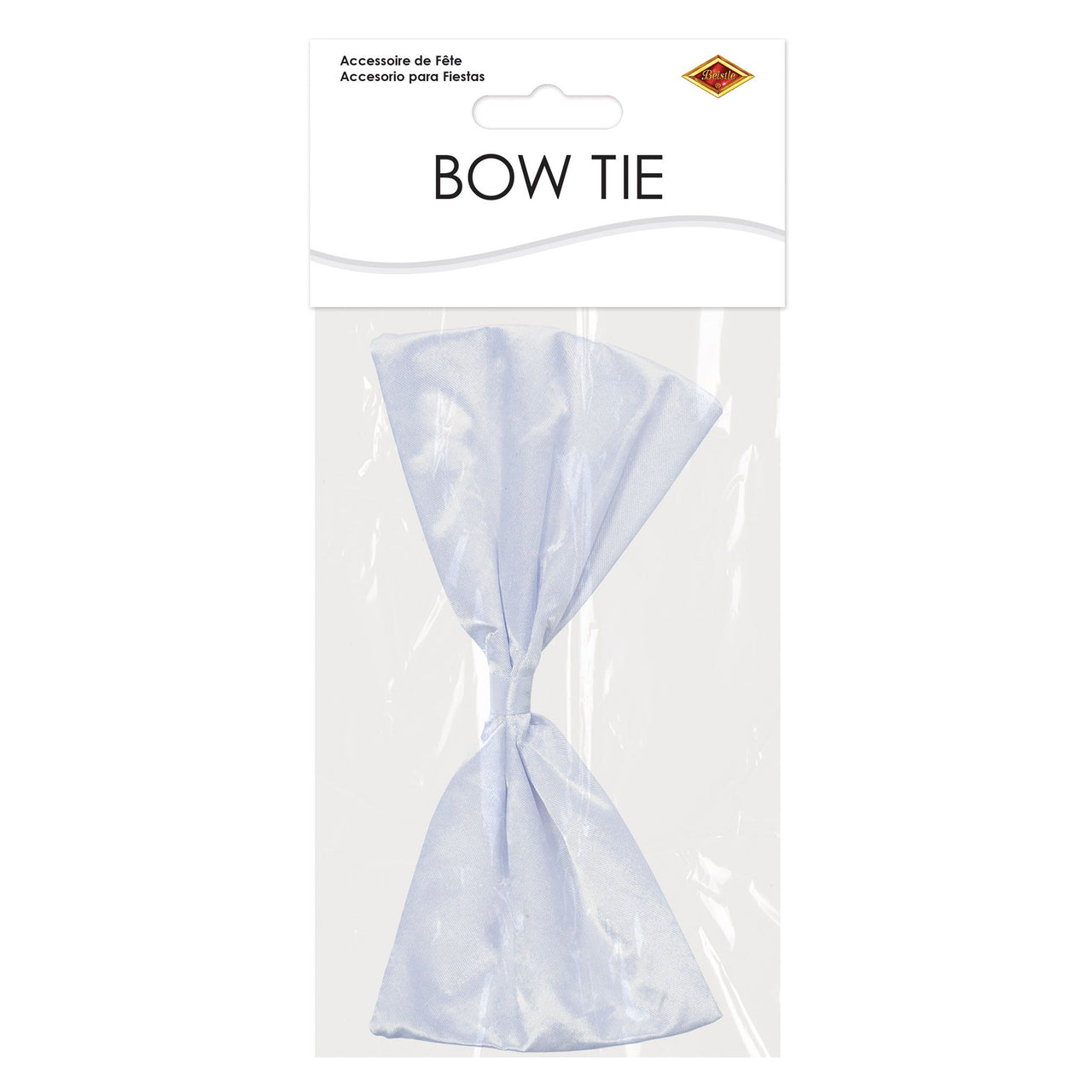 12 Pack Bulk White Bow Tie Elastic Attached One Size Fits Most
