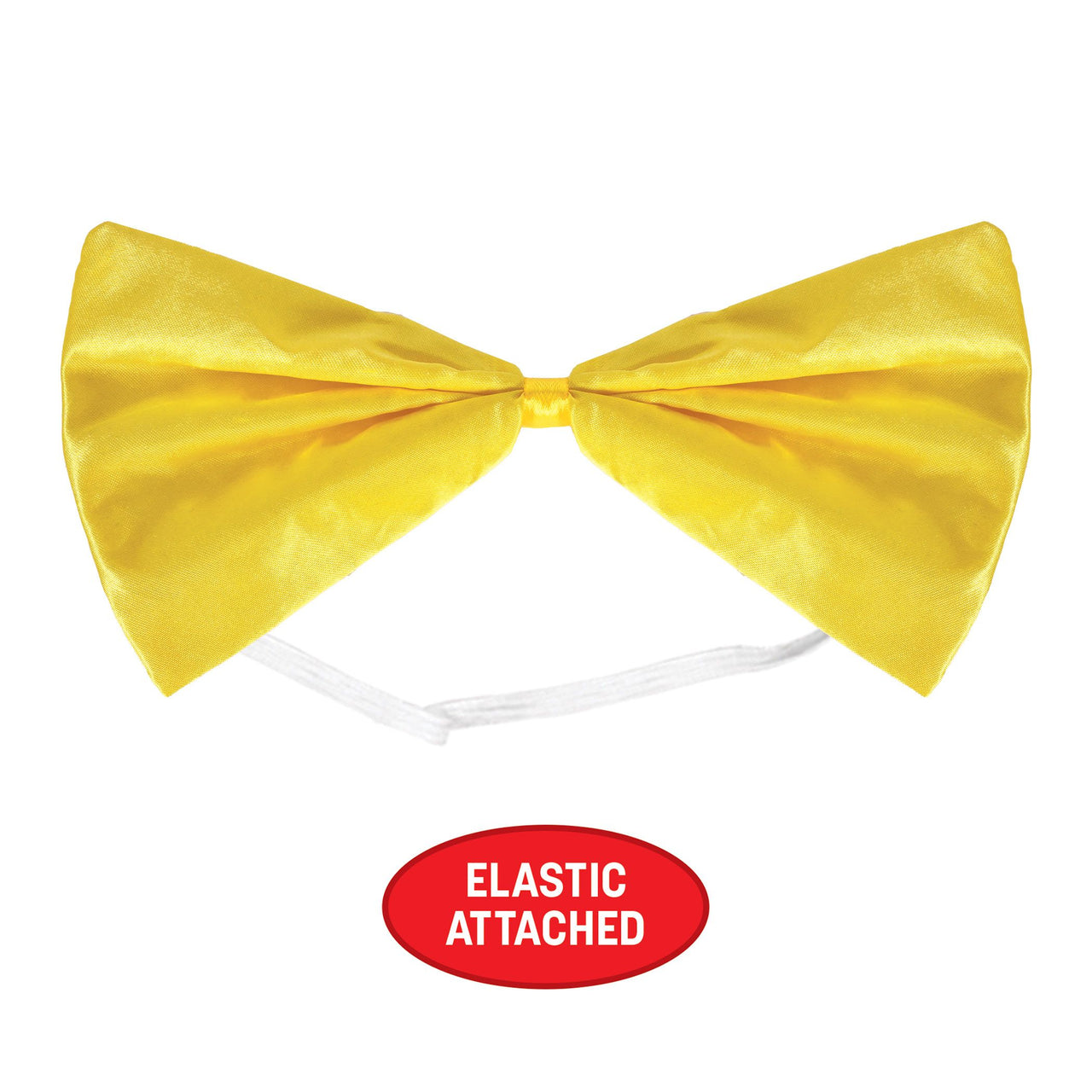 12 Pack Bulk Yellow Bow Tie One Size Fits Most with Elastic