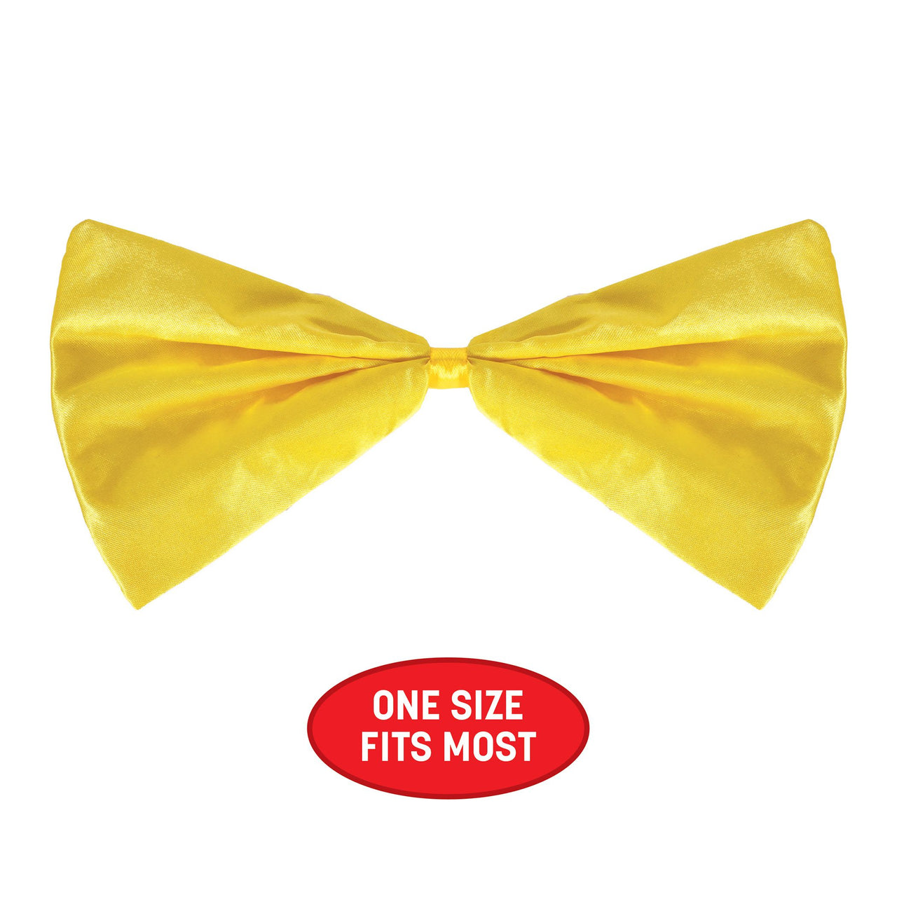 12 Pack Bulk Yellow Bow Tie One Size Fits Most with Elastic