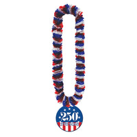 Semiquincentennial Poly Leis - Patriotic 4-Pack