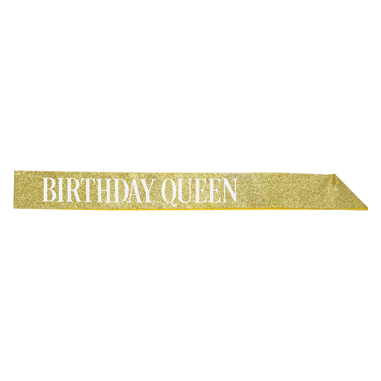 12 Pack Bulk Birthday Queen Crown & Glitter Sash Set Celebrate in Style!