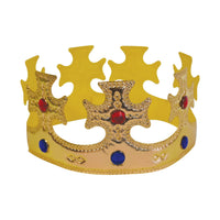 12 Pack Bulk Birthday King's Crown & Glittered Sash Set One Size Fits Most