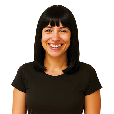 Black Long Bob Wig - Spirit & Halloween Costume Accessory