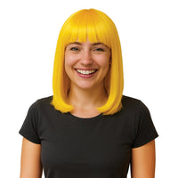 Yellow Long Bob Wig - Spirit & Halloween Costume Accessory