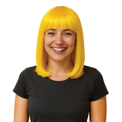 Yellow Long Bob Wig - Spirit & Halloween Costume Accessory