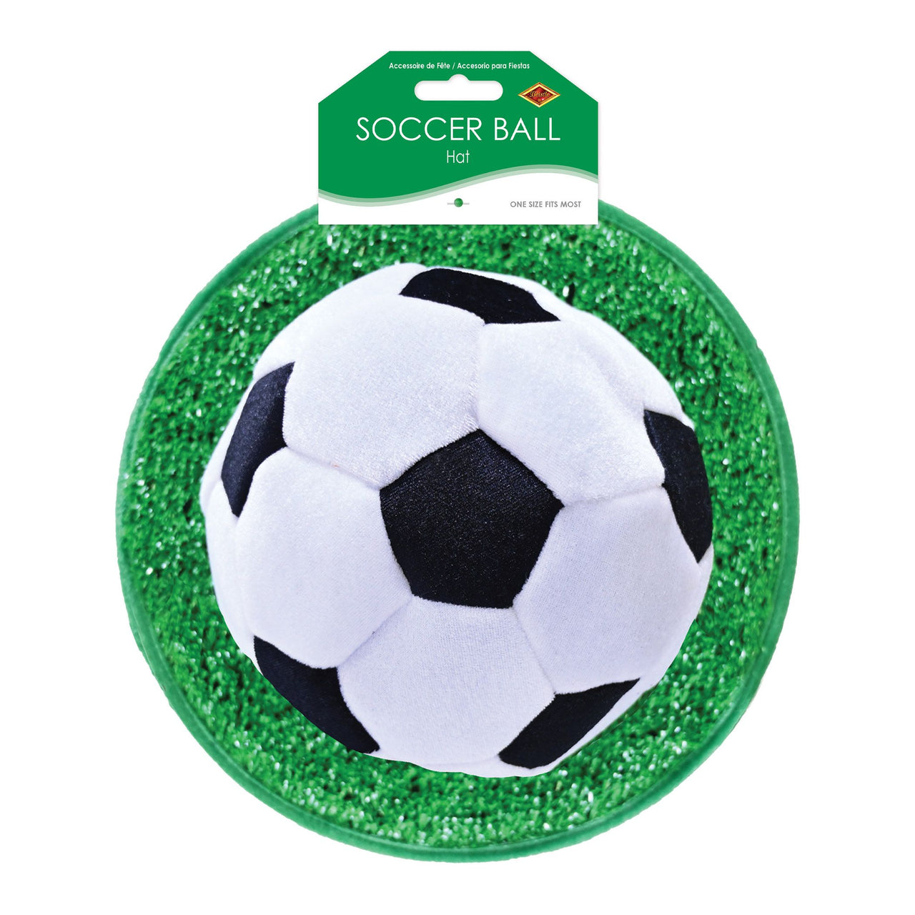 12 Pack Bulk Plush Soccer Ball Hat One Size Fits Most Sports Fans