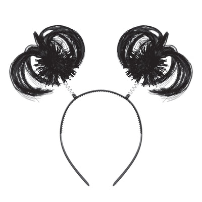 Black Ponytail Boppers - Spirit & School Spirit Headband