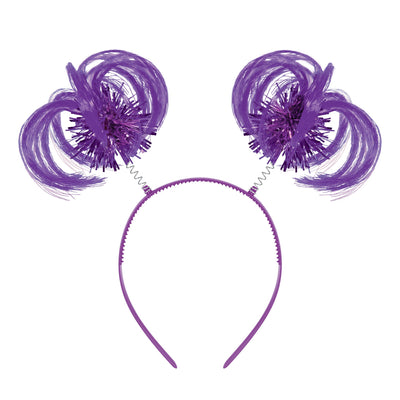 Purple Ponytail Boppers - Spirit & School Headband