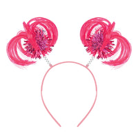 Pink Ponytail Boppers Headband - Spirit & School Fun