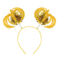 Yellow Ponytail Boppers Headband - Spirit & School Fun