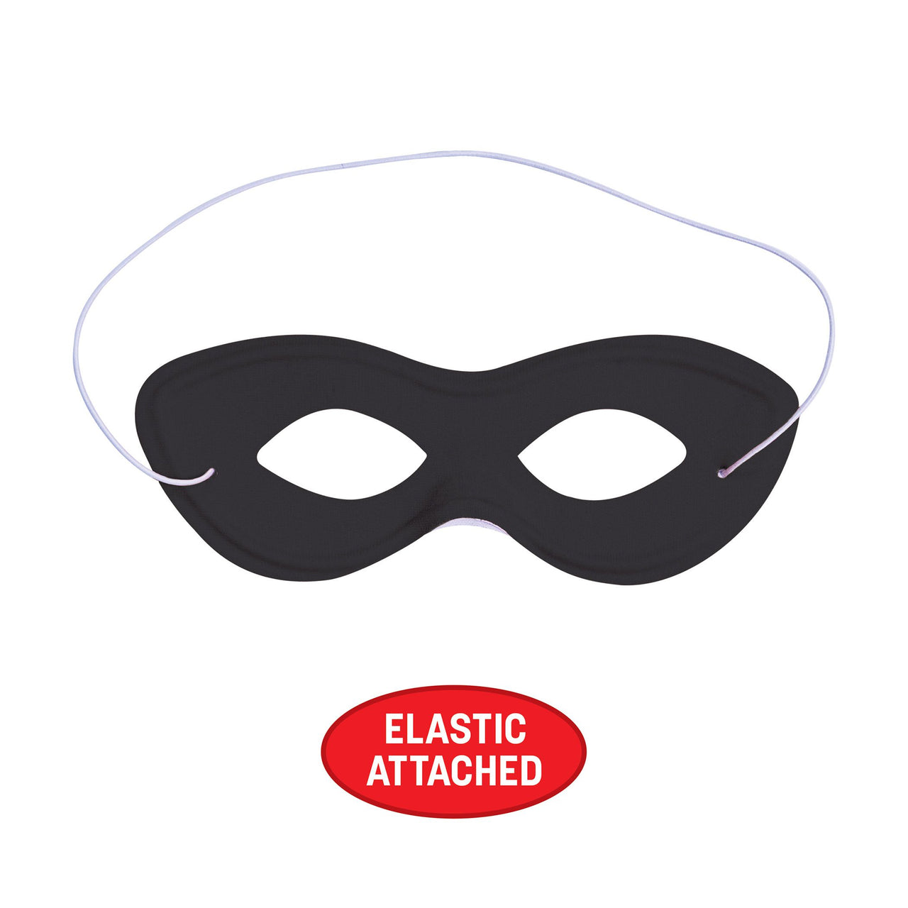 12 Pack Bulk Black Fabric Hero Mask Spirit Colors & Halloween Fun