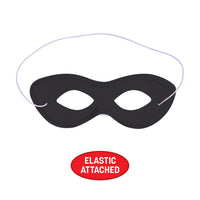 12 Pack Bulk Black Fabric Hero Mask Spirit Colors & Halloween Fun