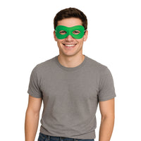 12 Pack Bulk Green Fabric Hero Mask Spirit & Halloween Fun