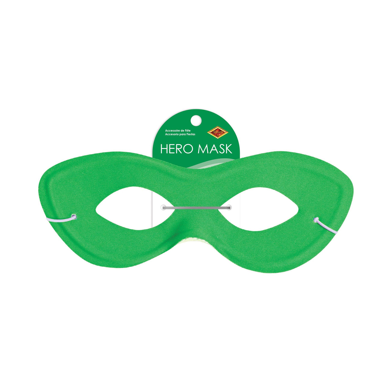12 Pack Bulk Green Fabric Hero Mask Spirit & Halloween Fun
