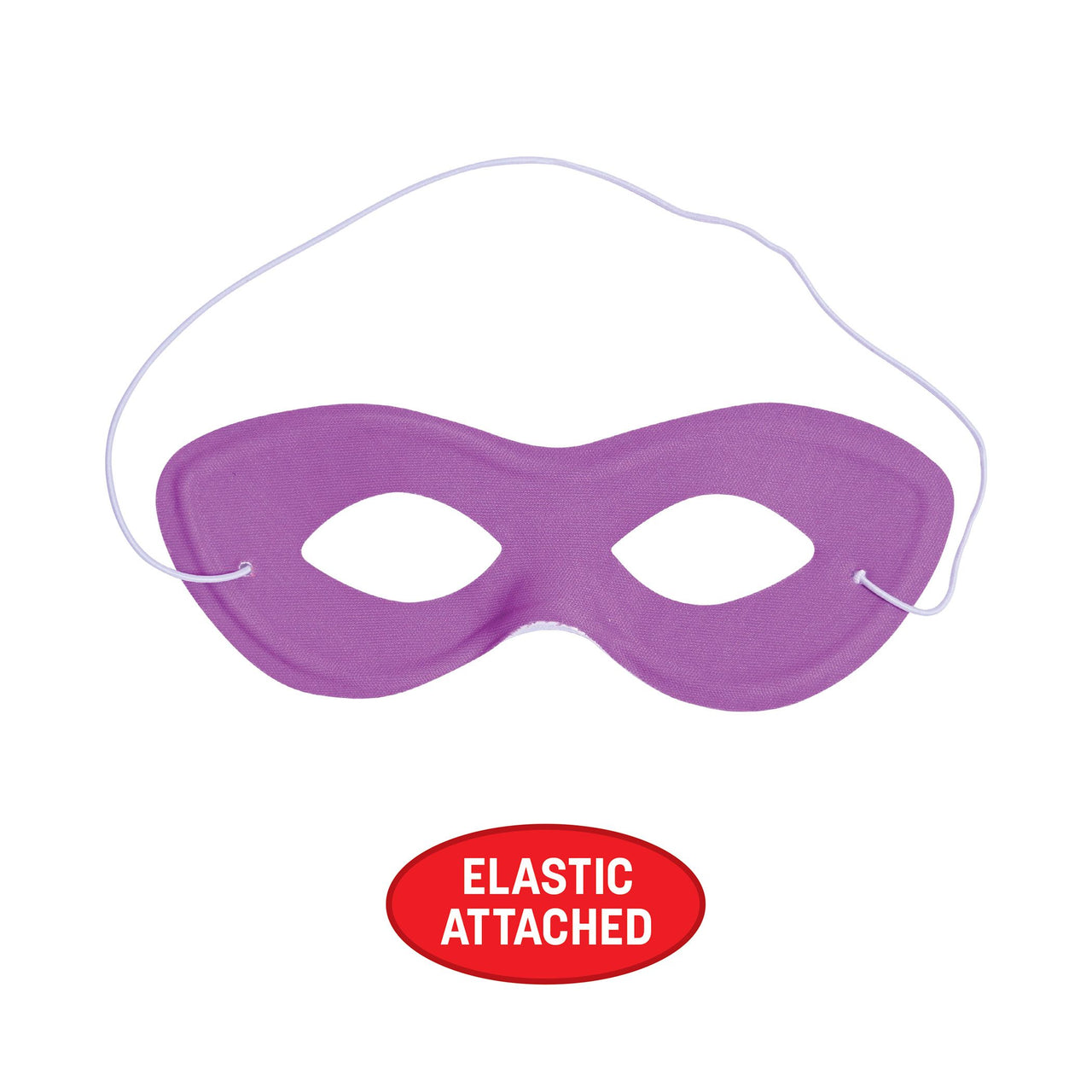 12 Pack Bulk Purple Fabric Hero Mask Elastic Attached