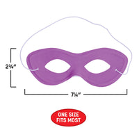 12 Pack Bulk Purple Fabric Hero Mask Elastic Attached