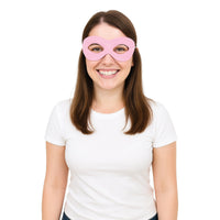 12 Pack Bulk Pink Fabric Hero Mask Spirit Colors & Halloween Fun
