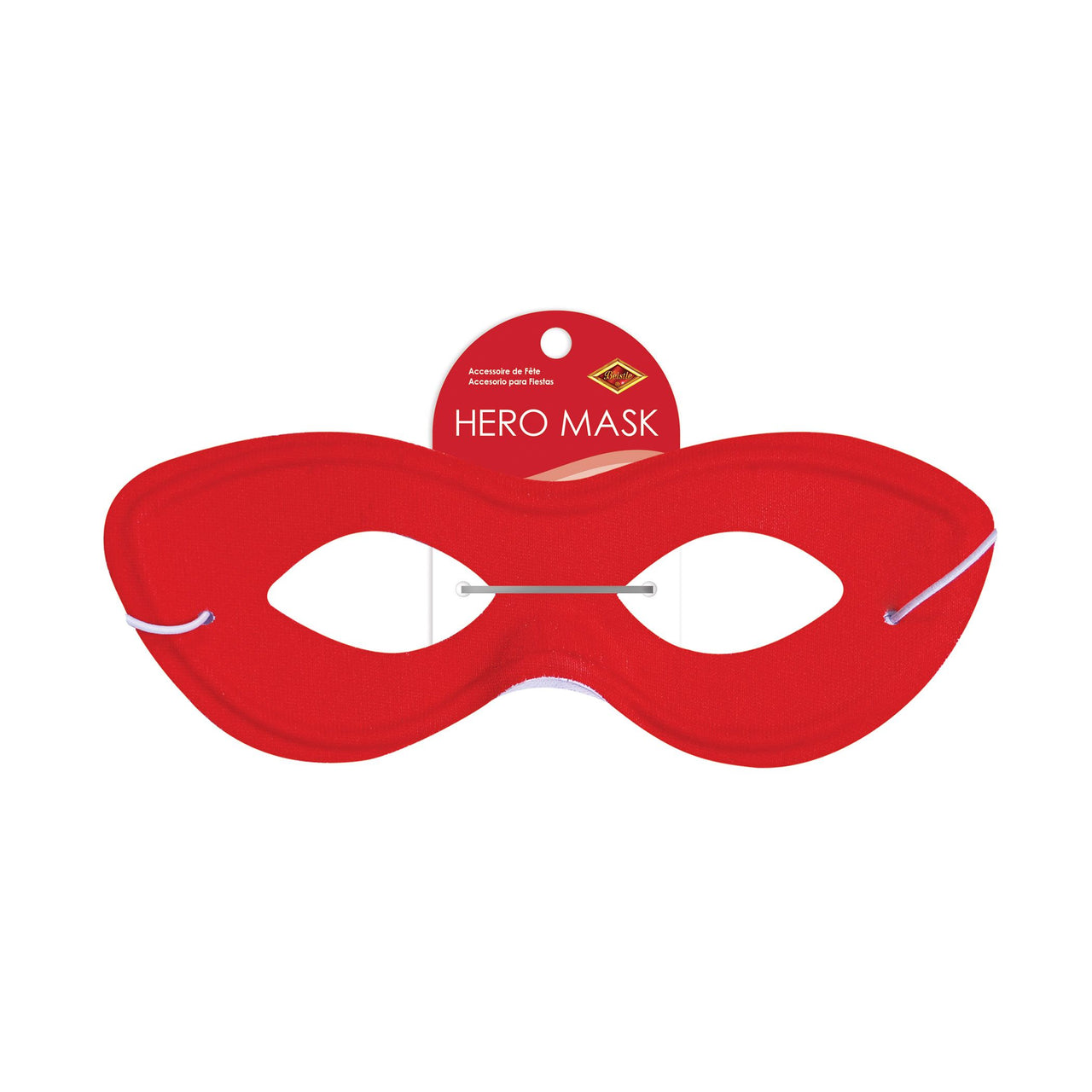 12 Pack Bulk Red Fabric Hero Mask Spirit Colors & Halloween Fun