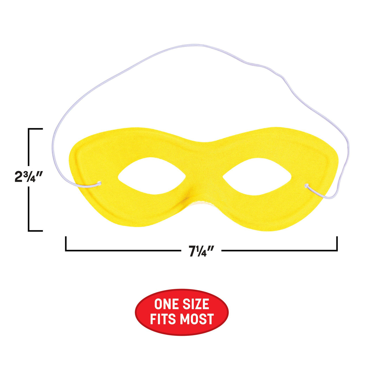 12 Pack Bulk Yellow Fabric Hero Mask Spirit Colors & Halloween