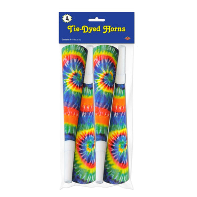 Packaged Tie-Dyed Horns - Bulk/192 Horns